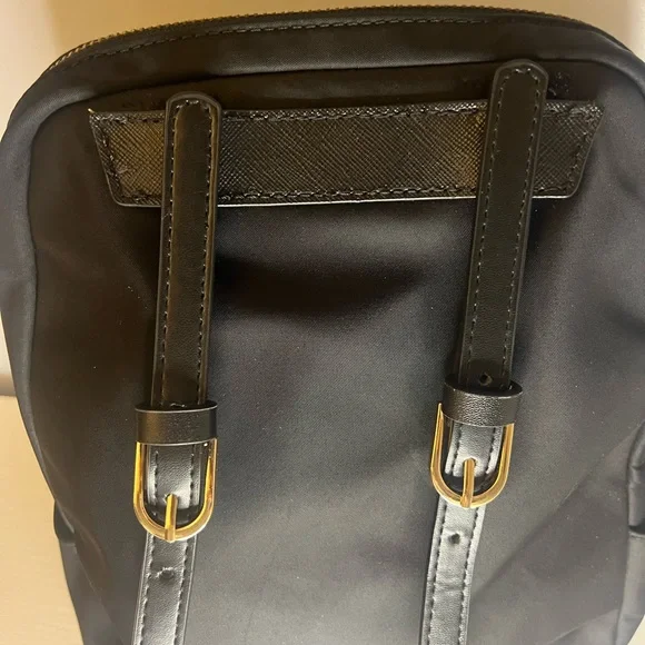 🛑SOLD🛑KATE SPADE NEW YORK Nylon Leather-Trimmed Backpack 🖤♠️ - Picture 13 of 17
